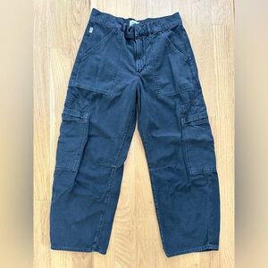 Citizens of Humanity - Marcelle Low Slung Easy Cargo In Washed Black - Size 28